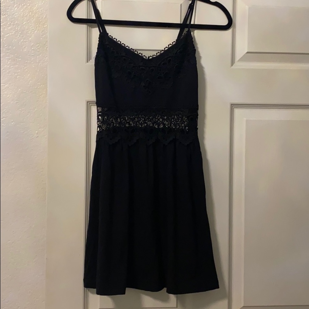 Topshop Black babydoll dress